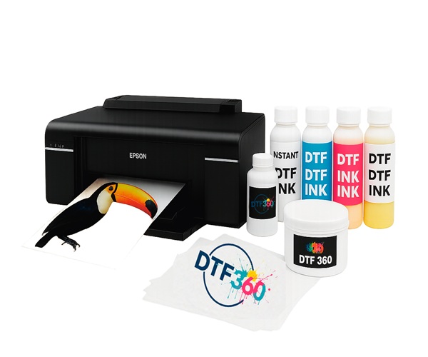 Impressora DTF 360 de alta performance em funcionamento